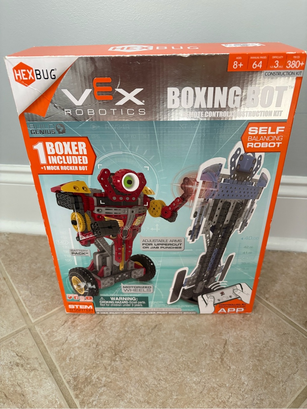 🆕 HEXBUG VEX Robotics Balancing Boxing Bot construction kit